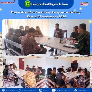 Rapat Koordinator Hakim Pengawas Bidang