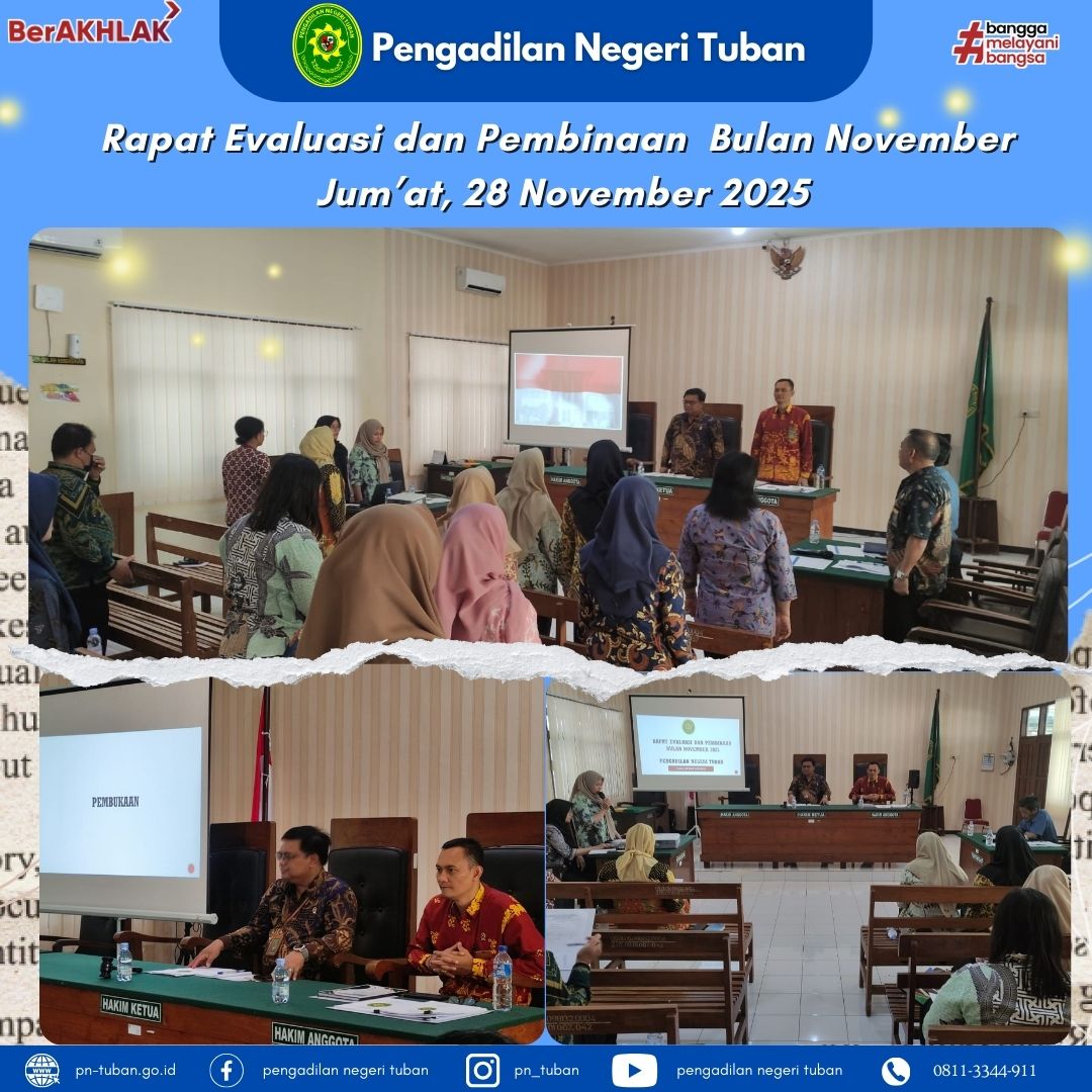 Rapat Evaluasi & Pembinaan