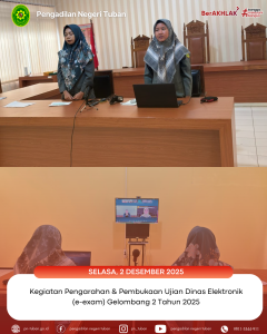 Ujian Dinas Elektronik (e-exam) gelombang 2