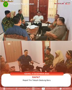 Rapat dan Pembahasan Terkait Telaah Gedung Baru