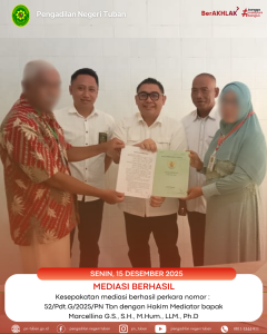 Mediasi Berhasil di Pengadilan Negeri Tuban