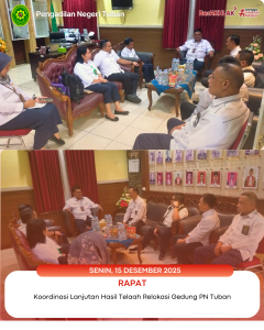 Tindak Lanjut Hasil Telaah Relokasi Gedung Pengadilan Negeri Tuban