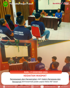 WASMAT di Lapas Kelas IIB Tuban