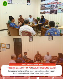 koordinasi dengan Kantor BPN Kabupaten Tuban