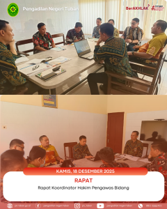Rapat Koordinator Hakim Bidang Pengawas