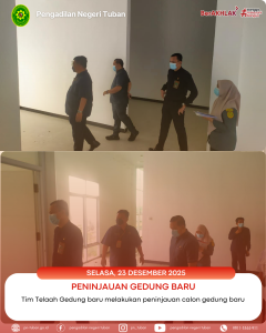 Peninjauan Calon Gedung Baru