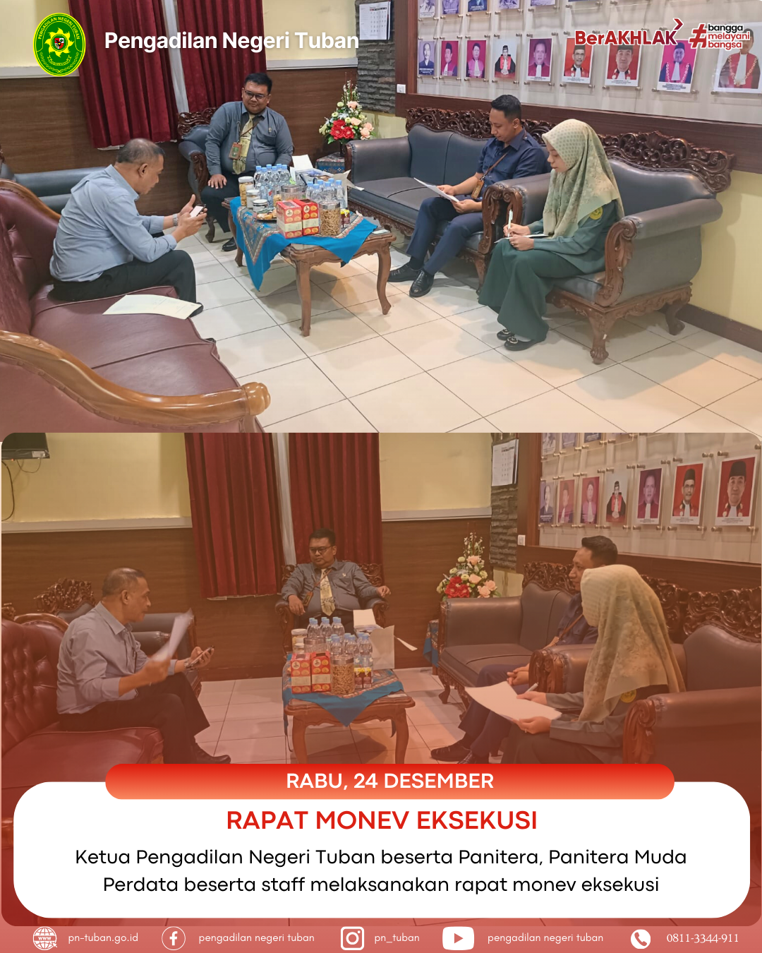 Rapat Monev Eksekusi Bulan Desember