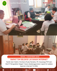 Rapat Tim Seleksi Layanan Internet TA 2026