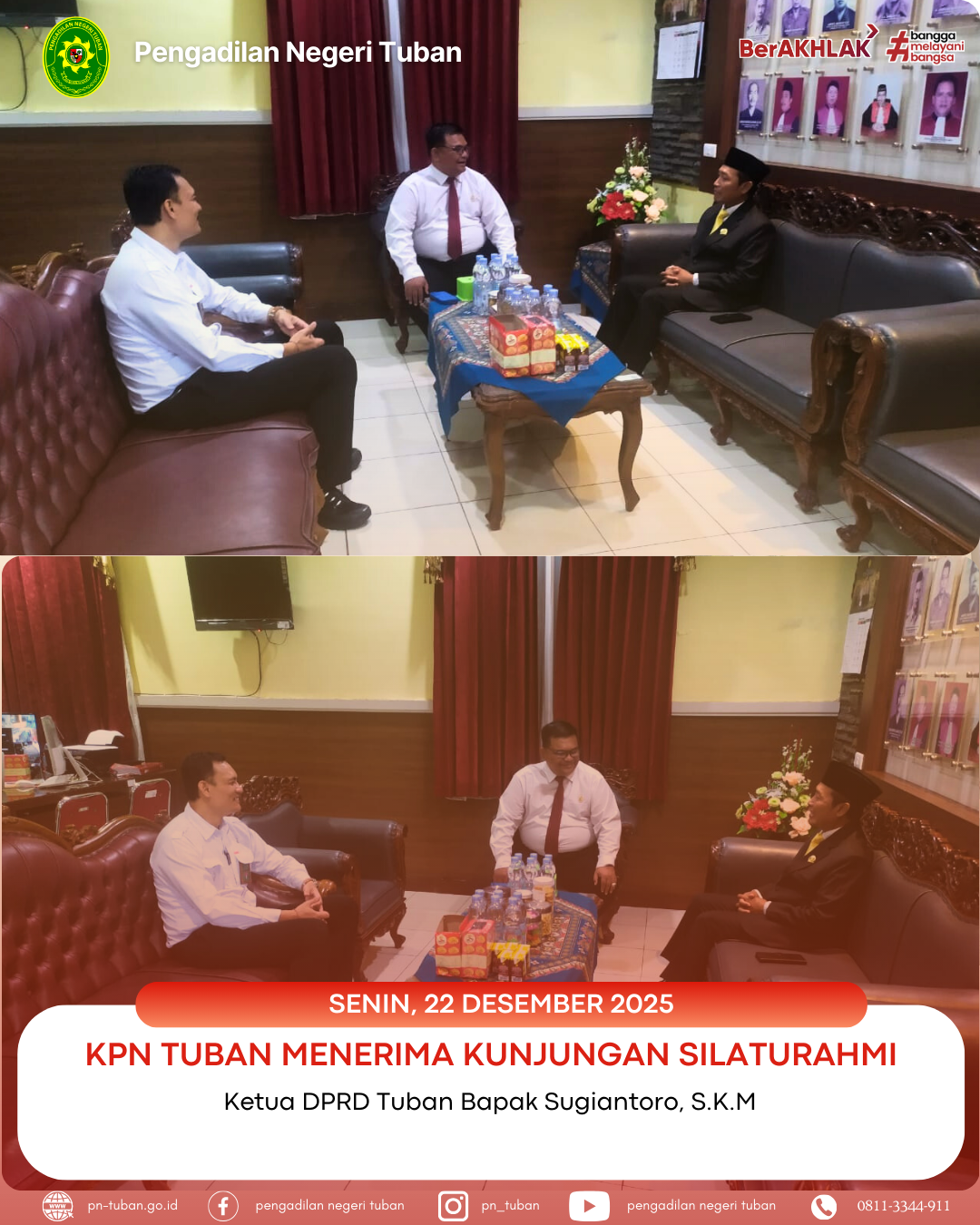 Kunjungan Silaturahmi Ketua DPRD Kabupaten Tuban
