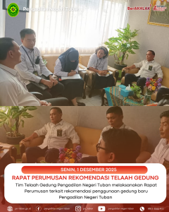 Rapat Tim Telaah Gedung PN Tuban