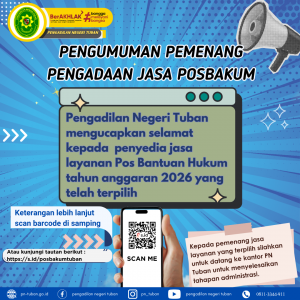Pengumuman Pemenang Layanan POSBAKUM