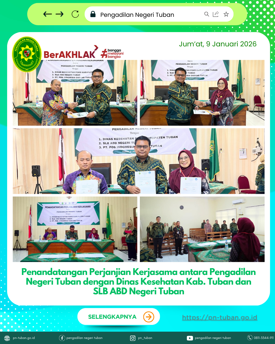 Penandatanganan Perjanjian Kerja Sama