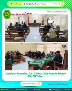 Sosialisasi Perma Agung Nomor 7, 8, dan 9 Tahun 2016