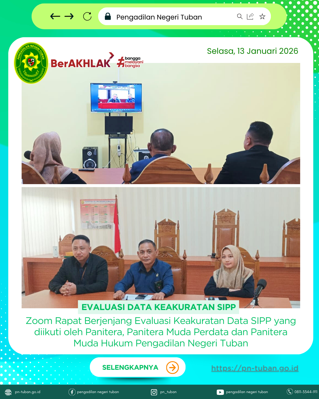 Evaluasi Keakuratan Data SIPP