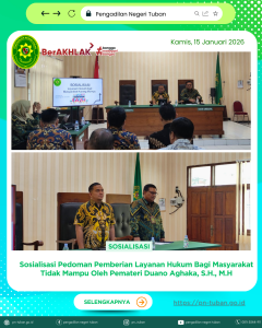 Sosialisasi Pedoman Pemberian Layanan Hukum Bagi Masyarakat Tidak Mampu