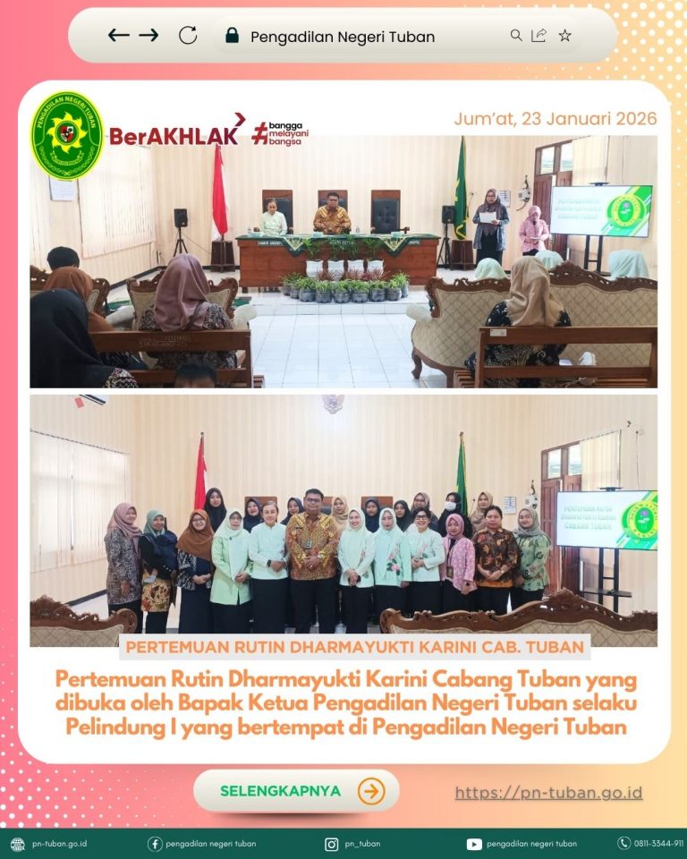 Pertemuan Rutin Dharma Yukti Karini