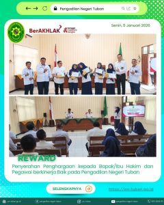 Pemberian Penghargaan Kepada Hakim dan Pegawai Terbaik