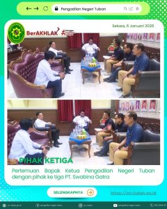 Koordinasi Dengan PT. Swabina Gatra Sebagai Pihak Ketiga