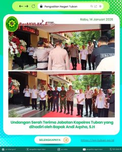 Serah Terima Jabatan Kapolres Tuban