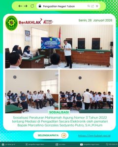 Sosialisasi Peraturan Mahkamah Agung Nomor 3 Tahun 2022