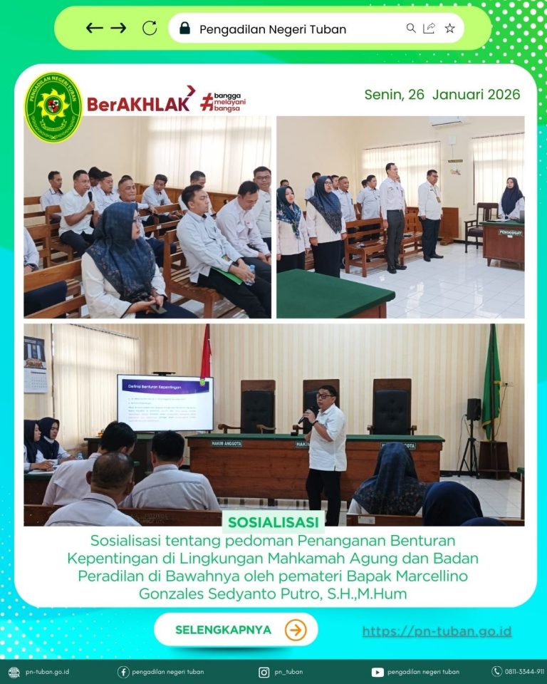 Sosialisasi Penanganan Benturan Kepentingan