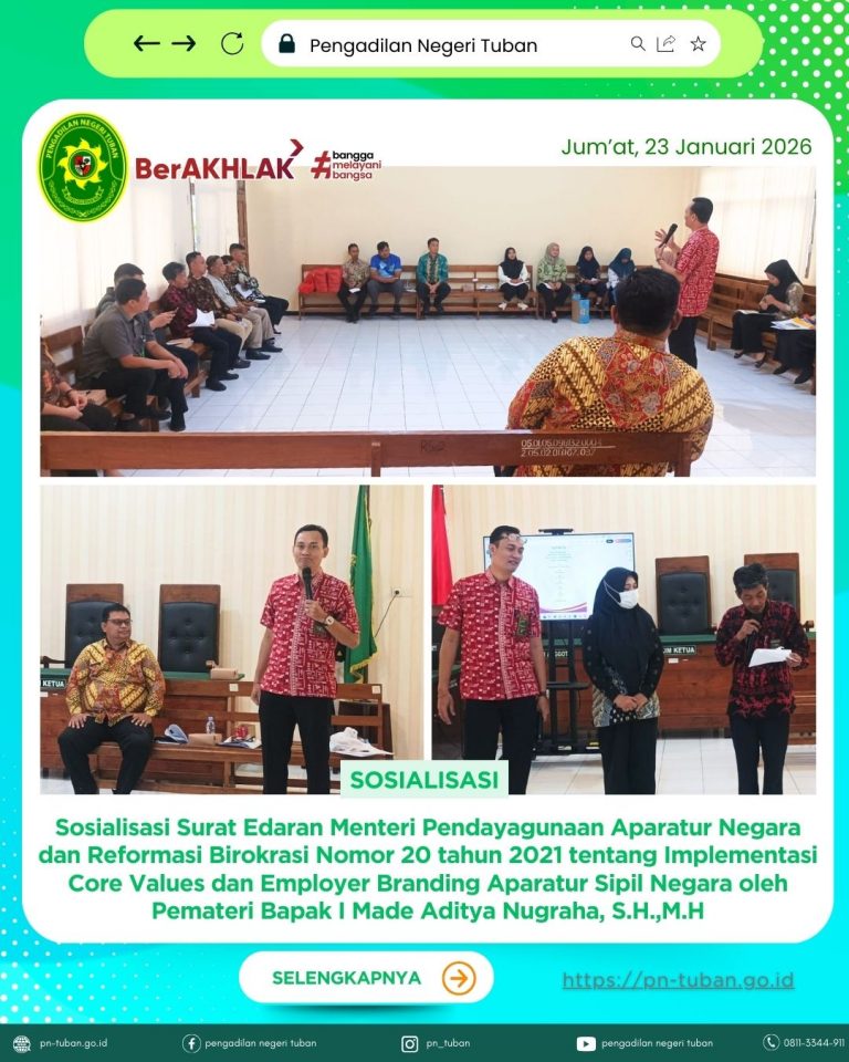 Sosialisasi Implementasi Core Values dan Employer Branding ASN