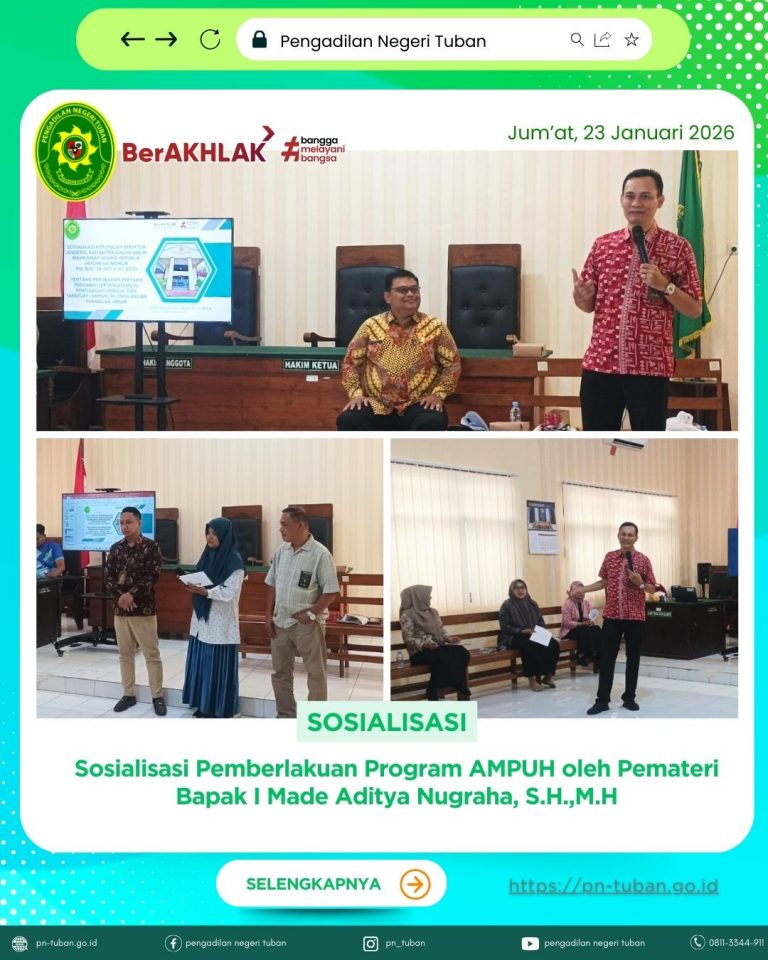 Sosialisasi Pemberlakuan Program AMPUH
