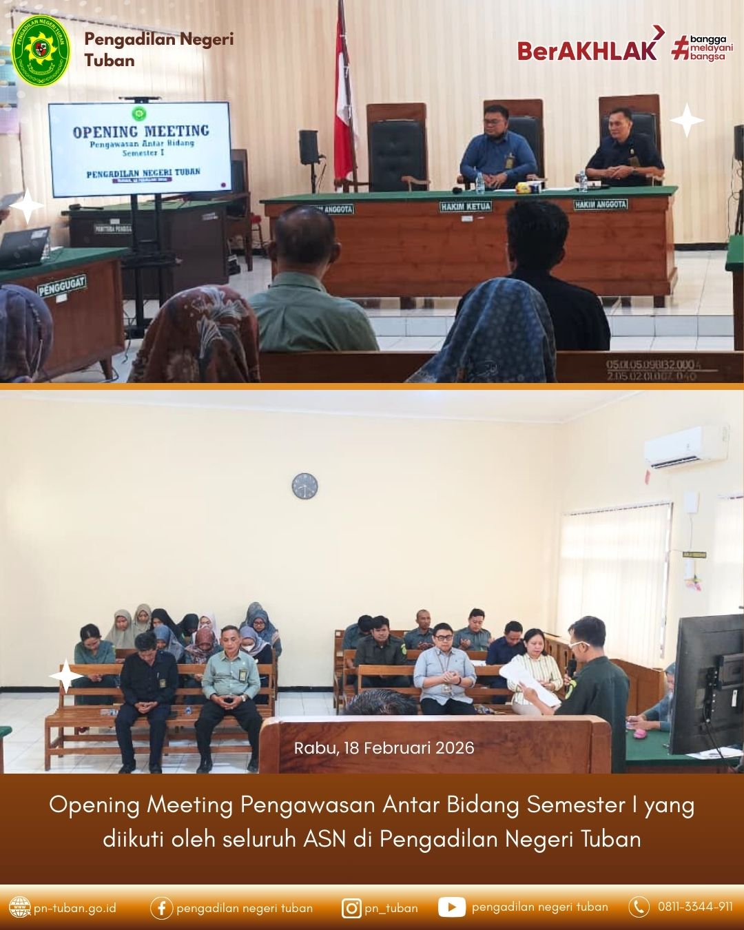 Opening Meeting Pengawasan Antar Bidang