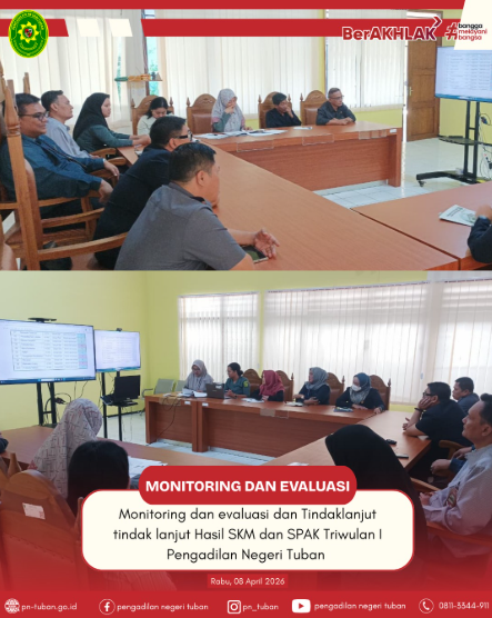 Monev SKM dan SPAK Triwulan I