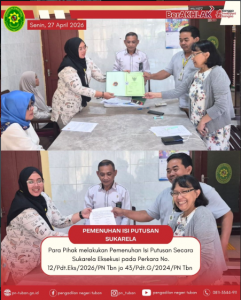 Pemenuhan isi putusan secara sukarela