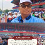 Ketua PN Tuban Menghadiri Turnamen Nasional Persatuan Tenis Warga Peradilan di Stadion Gajayana Malang