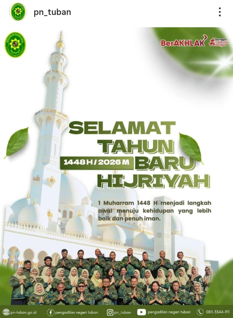 Selamat Tahun Baru Hijriyah 1448H/2026M