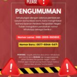 Perubahan Nomor Layanan Perdata Pengadilan Negeri Tuban