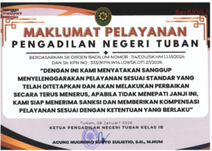 MAKLUMAT PELAYANAN PENGADILAN NEGERI TUBAN