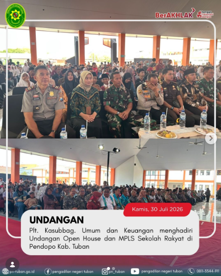 Undangan Open House & MPLS Sekolah Rakyat