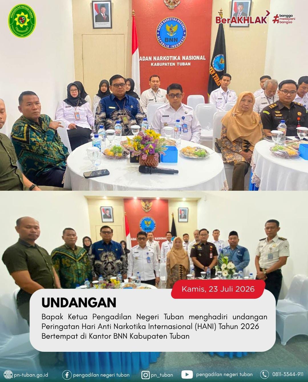 Memperingati Hari Anti Narkotika Internasional