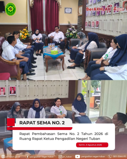 Rapat Pembahasan SEMA No. 2 Tahun 2026