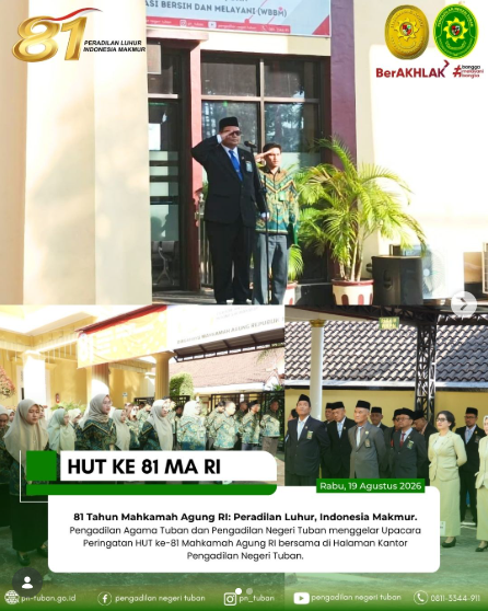 HUT Mahkamah Agung Republik Indonesia ke-81
