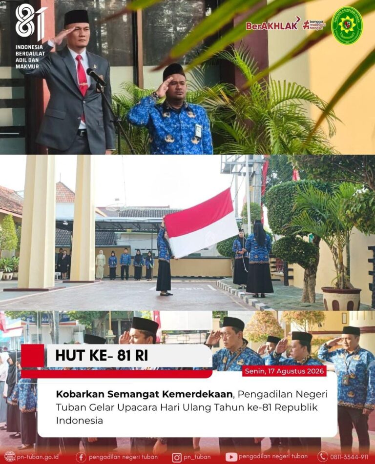 Upacara Hari Ulang Tahun ke-81 Republik Indonesia