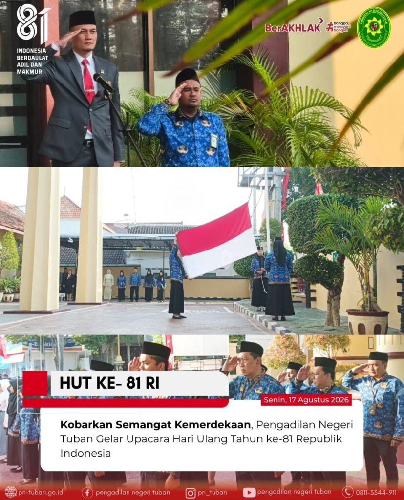 Upacara Hari Ulang Tahun ke-81 Republik Indonesia
