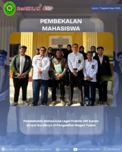 Pembekalan Mahasiswa Legal Praktik UIN Sunan Ampel Surabaya di PN Tuban