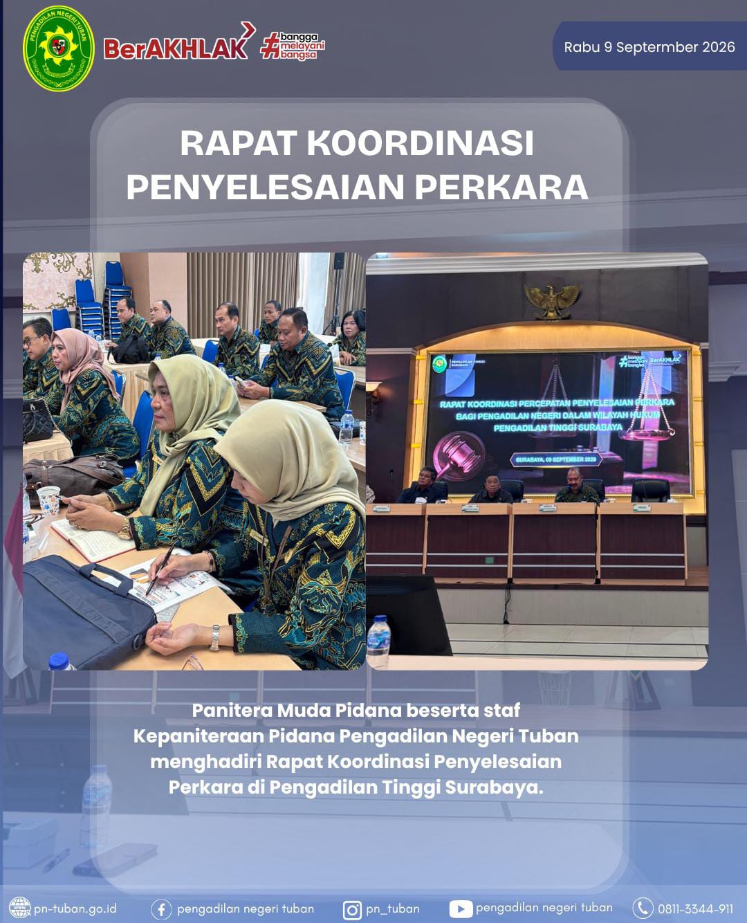 Rapat Koordinasi Penyelesaian Perkara