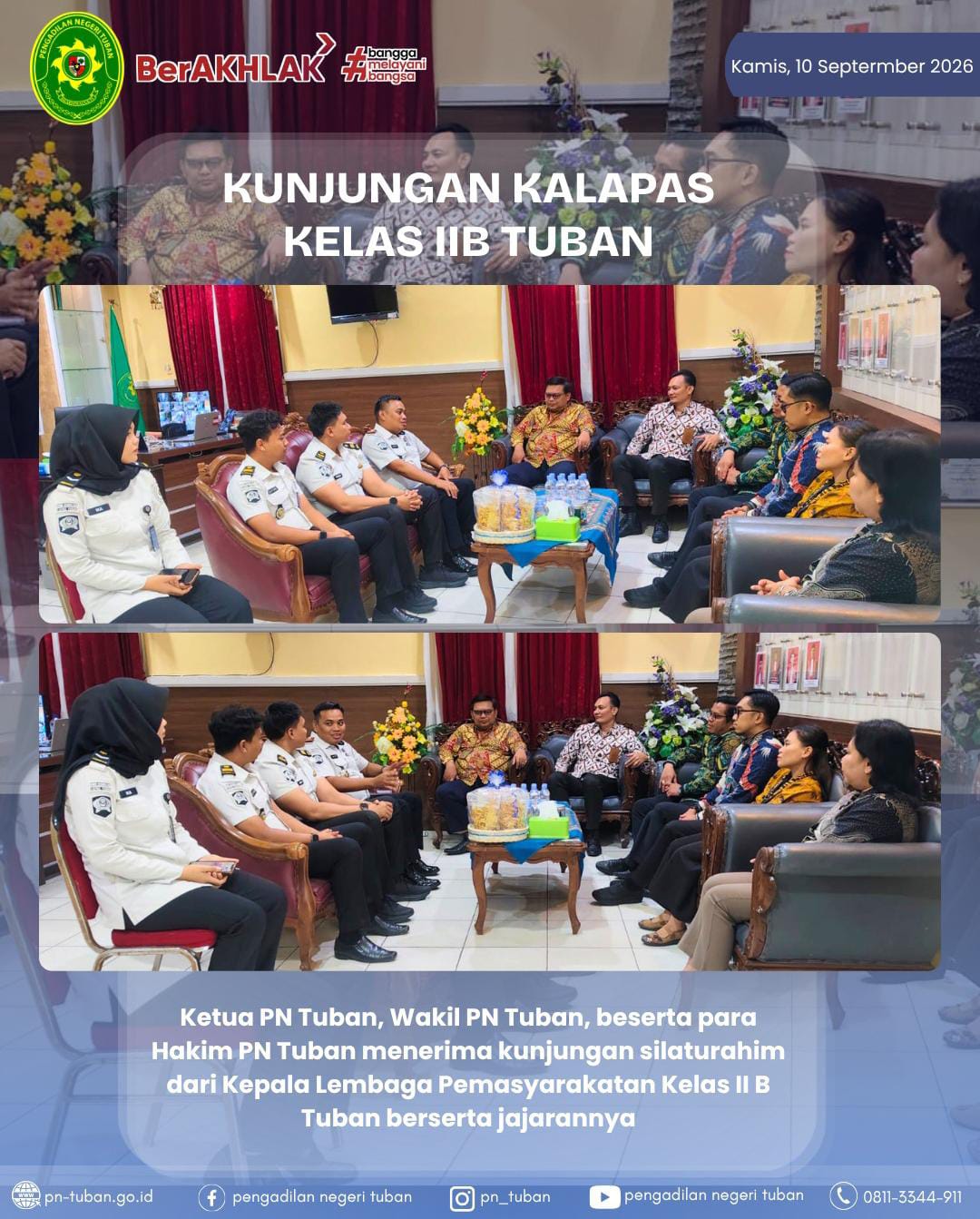 KUNJUNGAN SILATURAHMI LAPAS KELAS IIB TUBAN