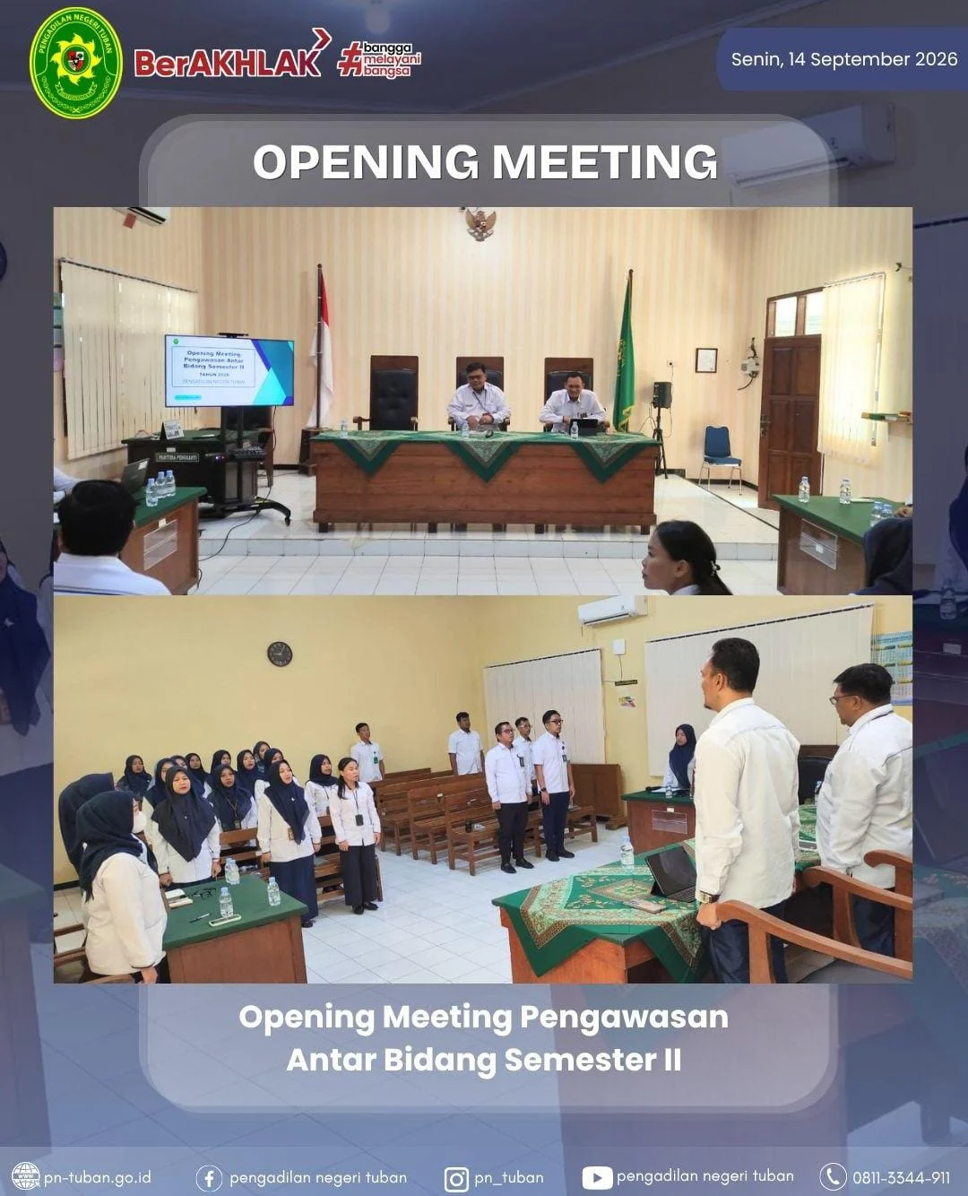 Opening Meeting Pengawasan Antar Bidang Semester II