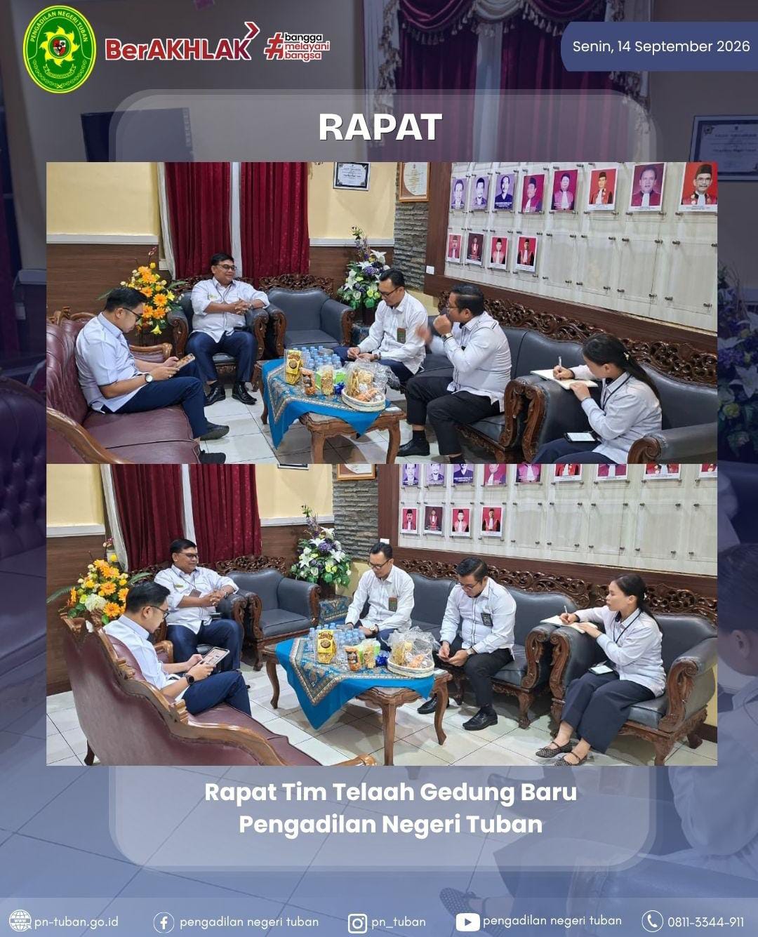 Rapat Tim Telaah Gedung Baru Pengadilan Negeri Tuban