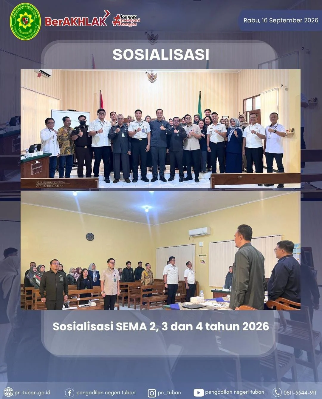 Sosialisasi SEMA 2, 3 dan 4 tahun 2026