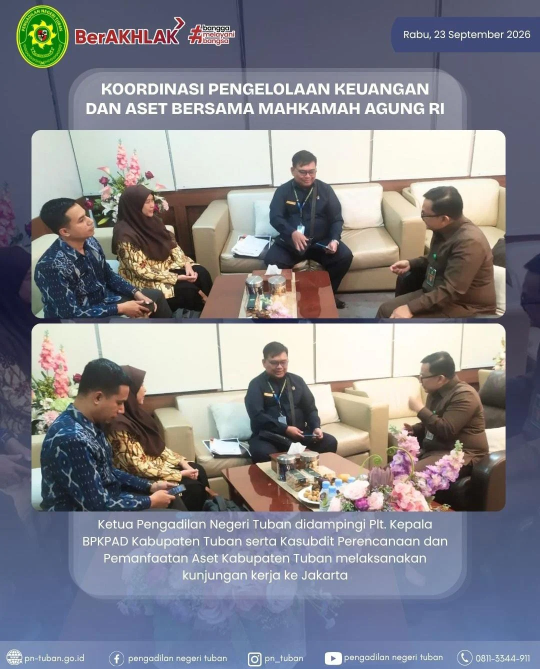 Koordinasi Pengelolaan Keuangan dan Aset Bersama Mahkamah Agung RI